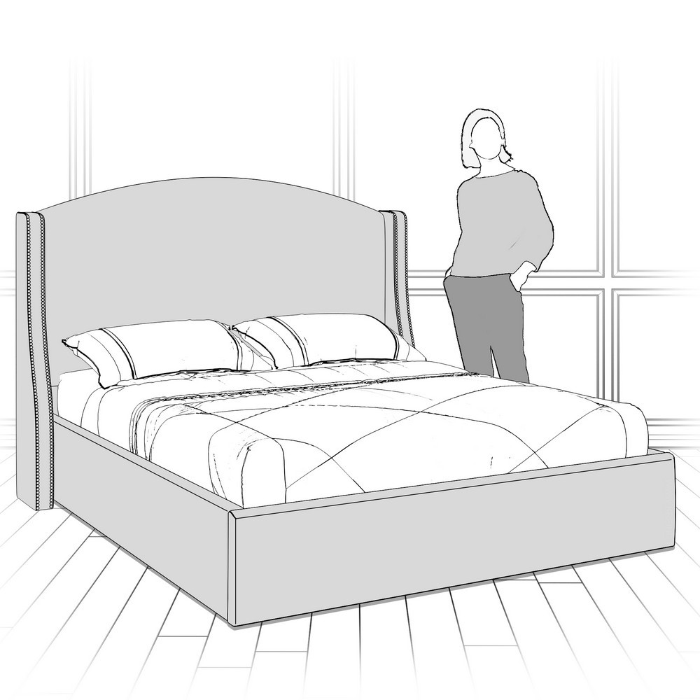 Кровать с подъемным механизмом K10-1800-N-0590