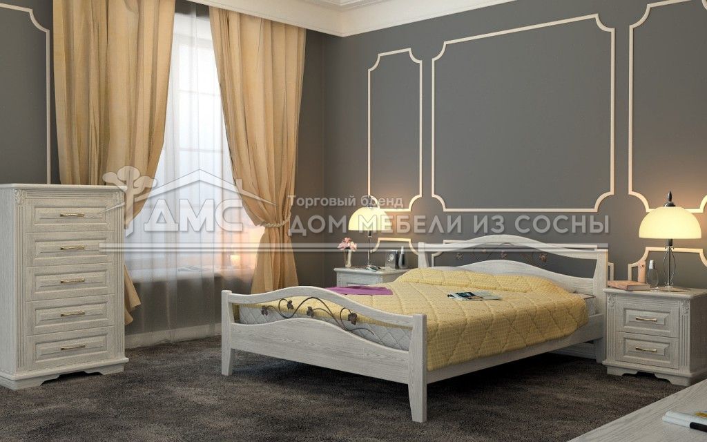 Кровать Алиса (ковка) 900х2000