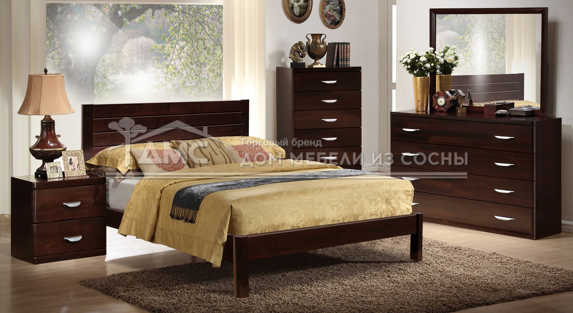 Кровать Готика 900х2000