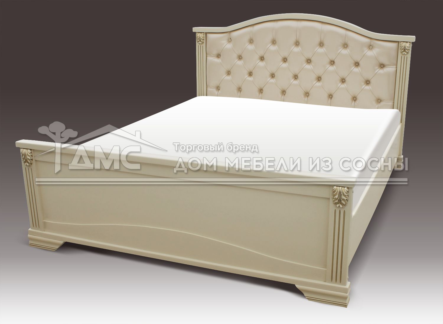 Кровать Кливия с мягкой спинкой 2000х2000