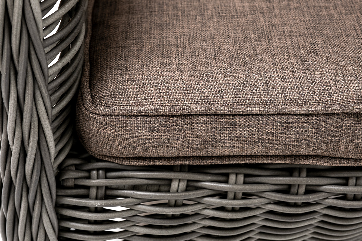 "Эспреззо–80 R" обеденная группа плетеная, цвет графит