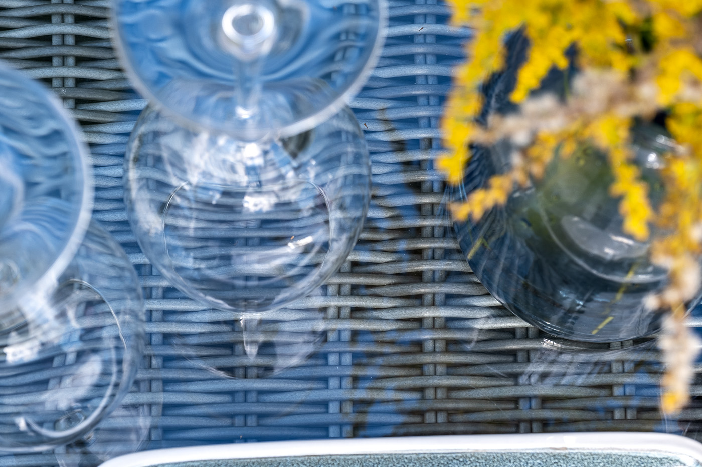 "Глиссандо" лаунж-зона из искусственного ротанга, цвет графит