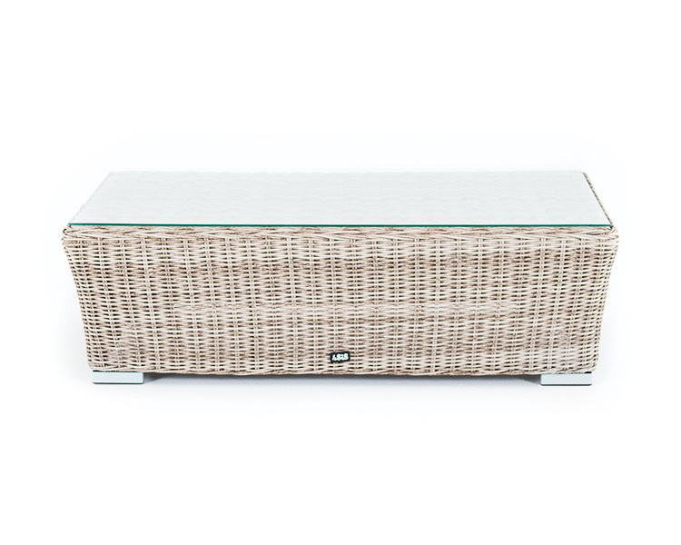 "Капуто" журнальный столик из искусственного ротанга, цвет бежевый