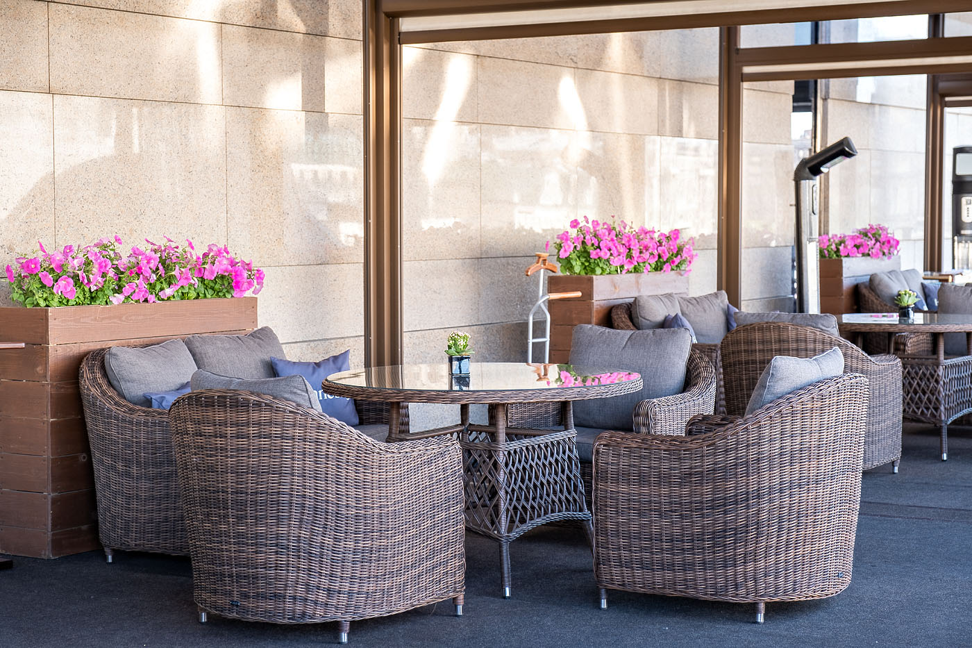 "Копаннини" кресло из искусственного ротанга, цвет коричневый