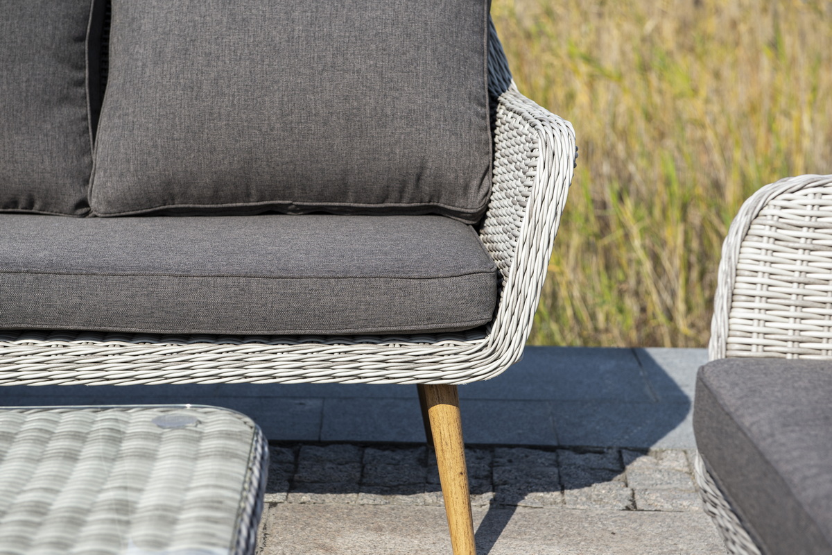 "Провенз" столик журнальный из ротанга, цвет бежевый