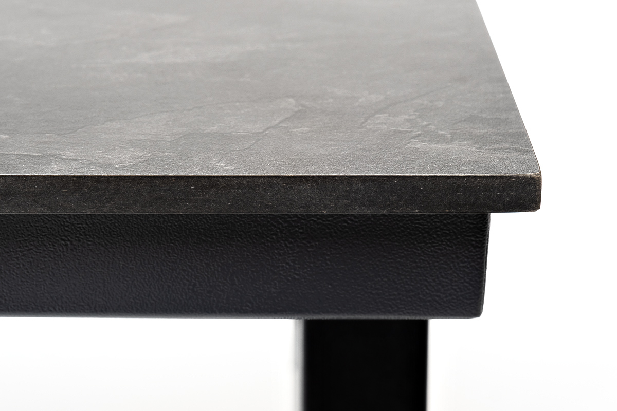 "Прио" стол из HPL 140х70см, H75, цвет столешницы "серый гранит"