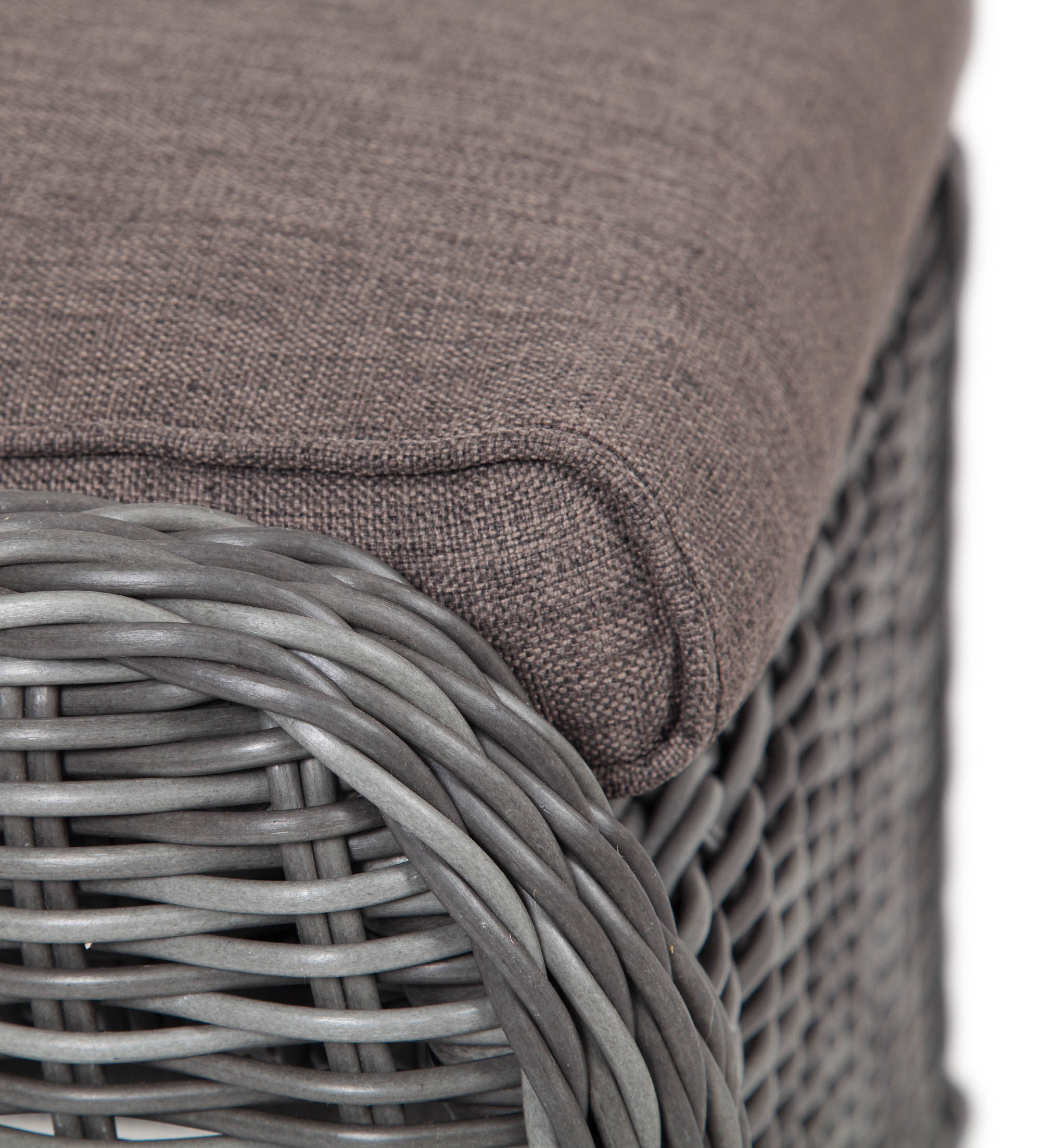 "Таррагона" пуф плетеный, цвет графит