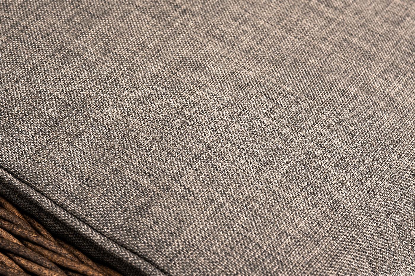 "Таррагона" пуф плетеный, цвет коричневый