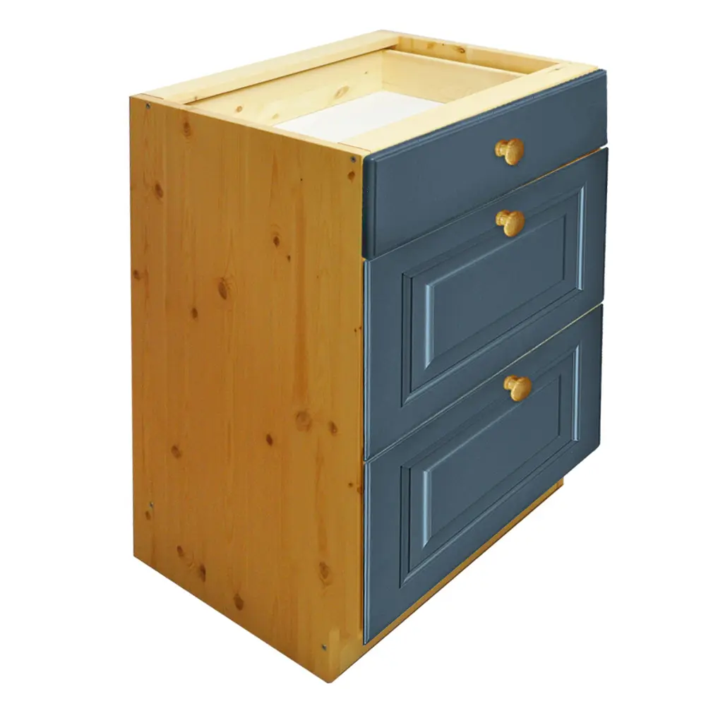 Тумба массив сосны Весури с 3 ящ. арт. 363 морин