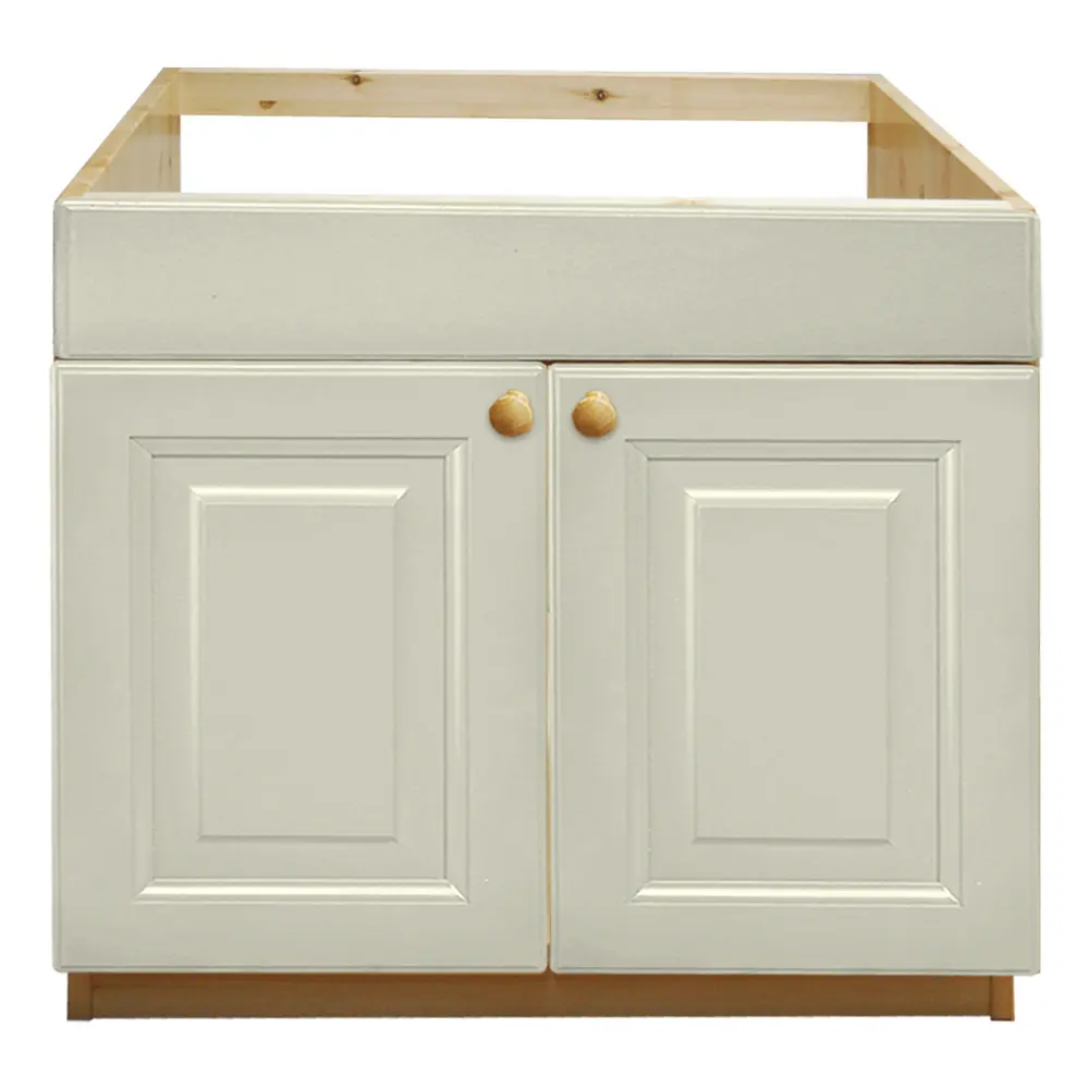 Тумба деревянная Весури под мойку арт. 380 слоновая кость